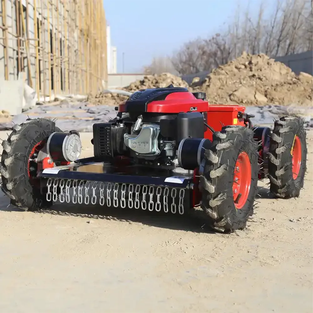 High Quality CE Approve Grass Cutting Machine Crawler Brush Cutter for Agriculture Electric Remote Control AI Robot Lawn Mower
High Quality CE Approve Grass Cutting Machine Crawler Brush Cutter for Agriculture Electric Remote Control AI Robot Lawn Mower