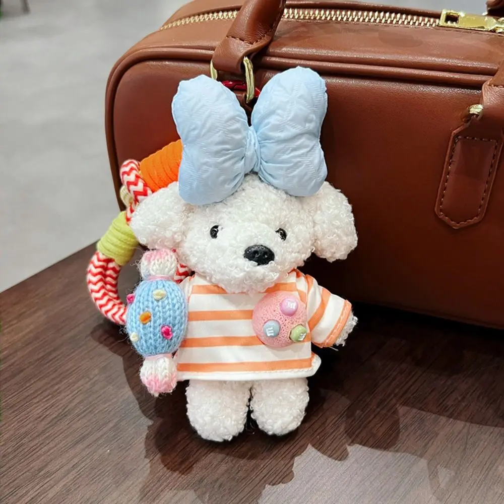 New Cute Cartoon Cartoon Dopamine Dog Keychain Stuffed Fluffy Bow Bag Charm Soft Lovely Car Key Ring Schoolbag Decorations
New Cute Cartoon Cartoon Dopamine Dog Keychain Stuffed Fluffy Bow Bag Charm Soft Lovely Car Key Ring Schoolbag Decorations