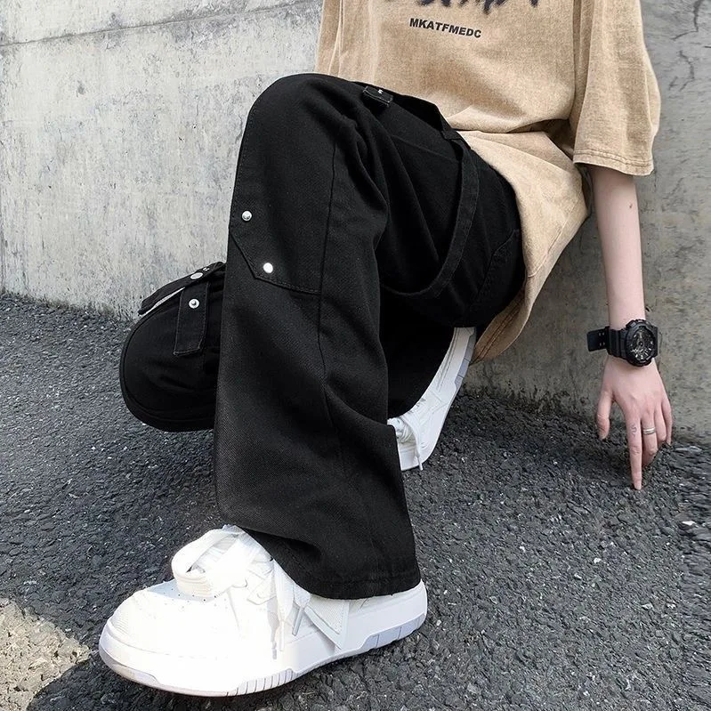 Trendy Bla Dstring Men's Jeans Loose Straight Legwear Resistant to Wear for Fat People Spring Autumn New Sle Casual Lo...
Trendy Bla Dstring Men's Jeans Loose Straight Legwear Resistant to Wear for Fat People Spring Autumn New Sle Casual Lo...