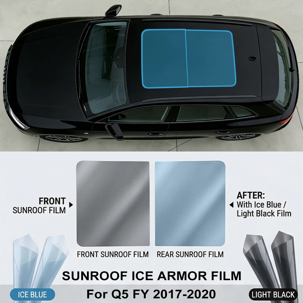 Защитная пленка TPU PPF 7.5mil для люка автомобиля Audi Q5 FY 2017-2020: теплоизоляция, защита от УФ-излучения, антицарапинное покрытие, наклейка на люк
Защитная пленка TPU PPF 7.5mil для люка автомобиля Audi Q5 FY 2017-2020: теплоизоляция, защита от УФ-излучения, антицарапинное покрытие, наклейка на люк