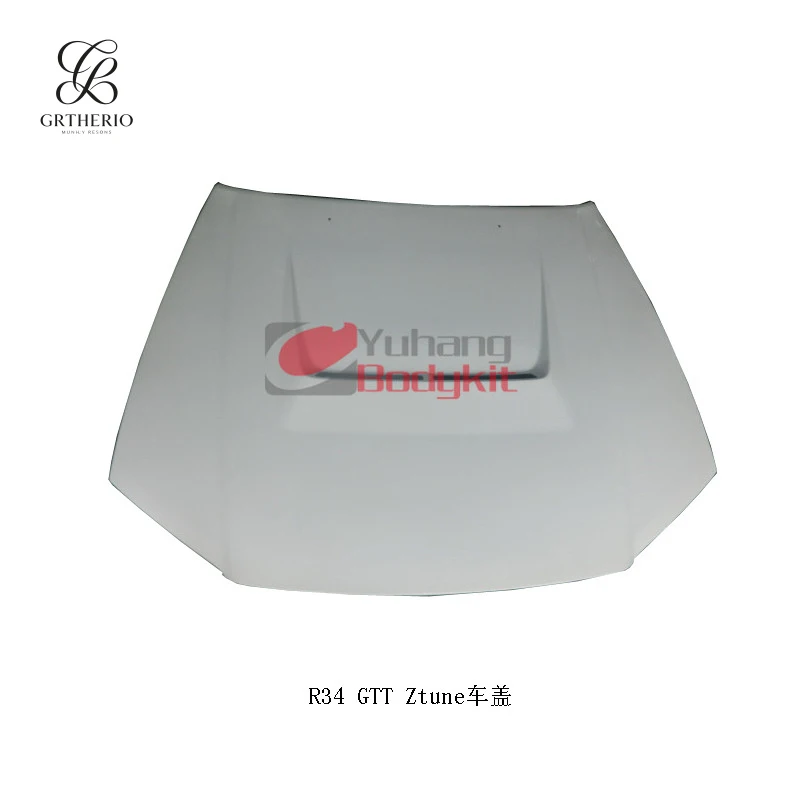 Suitable for Nissan R34 GTT Ztune modified hood, car hood, engine hood, front cover
Suitable for Nissan R34 GTT Ztune modified hood, car hood, engine hood, front cover