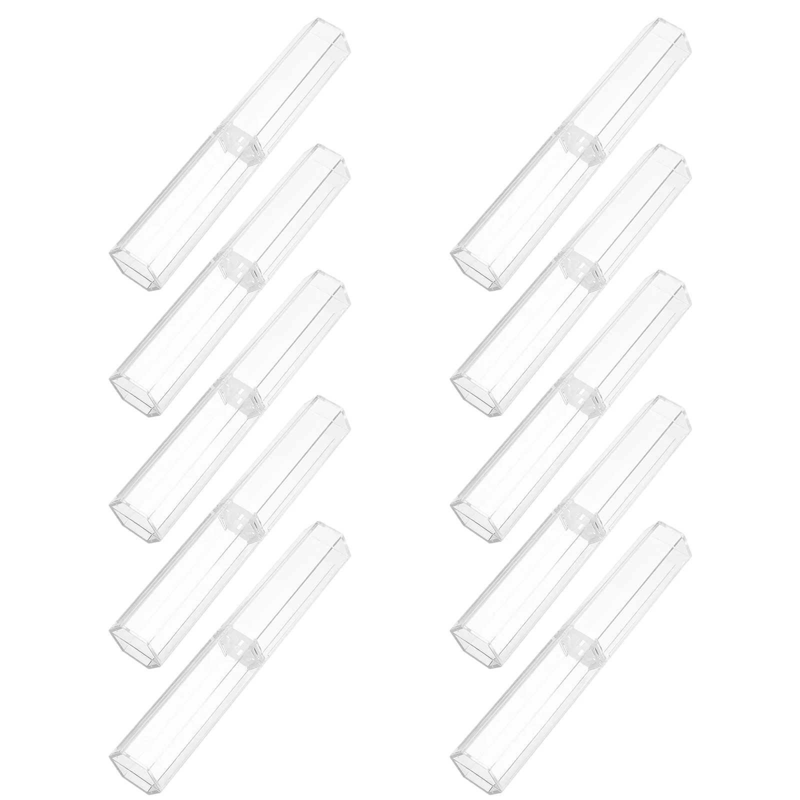 10 Pcs Plastic Pen Box Boxes Container to Display Pens Case Small Holder Clear Storage
10 Pcs Plastic Pen Box Boxes Container to Display Pens Case Small Holder Clear Storage