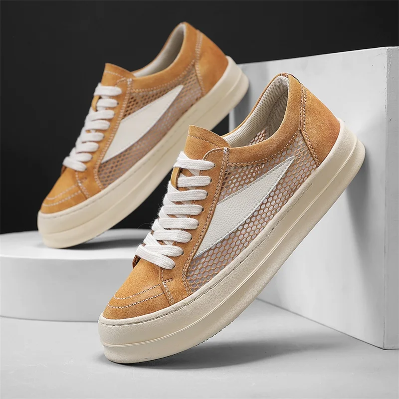 Men's Casual Sneakers Mesh Breathable Fashion Lace Up Summer Male Shoes High Quality Sports Shoes
Men's Casual Sneakers Mesh Breathable Fashion Lace Up Summer Male Shoes High Quality Sports Shoes
