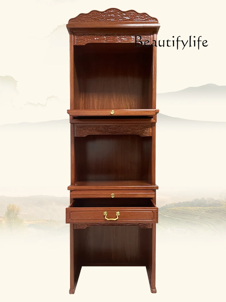 Solid Wood Three-Layer Altar Cabinet Household Guanyin Bodhisattva Shrine Altar Chinese Shrine
Solid Wood Three-Layer Altar Cabinet Household Guanyin Bodhisattva Shrine Altar Chinese Shrine