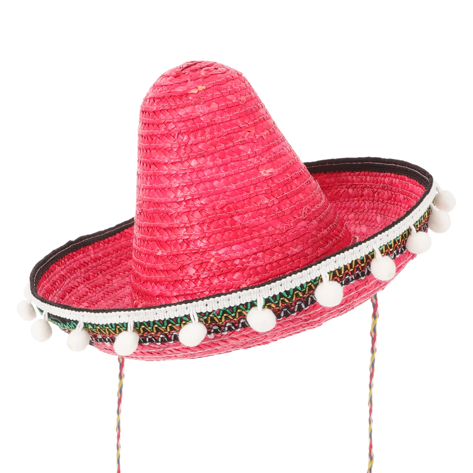 Mexican with Pom Poms Kids Dance Performance Party Costume Red Wide Brim Comfortable Carnival Accessories
Mexican with Pom Poms Kids Dance Performance Party Costume Red Wide Brim Comfortable Carnival Accessories
