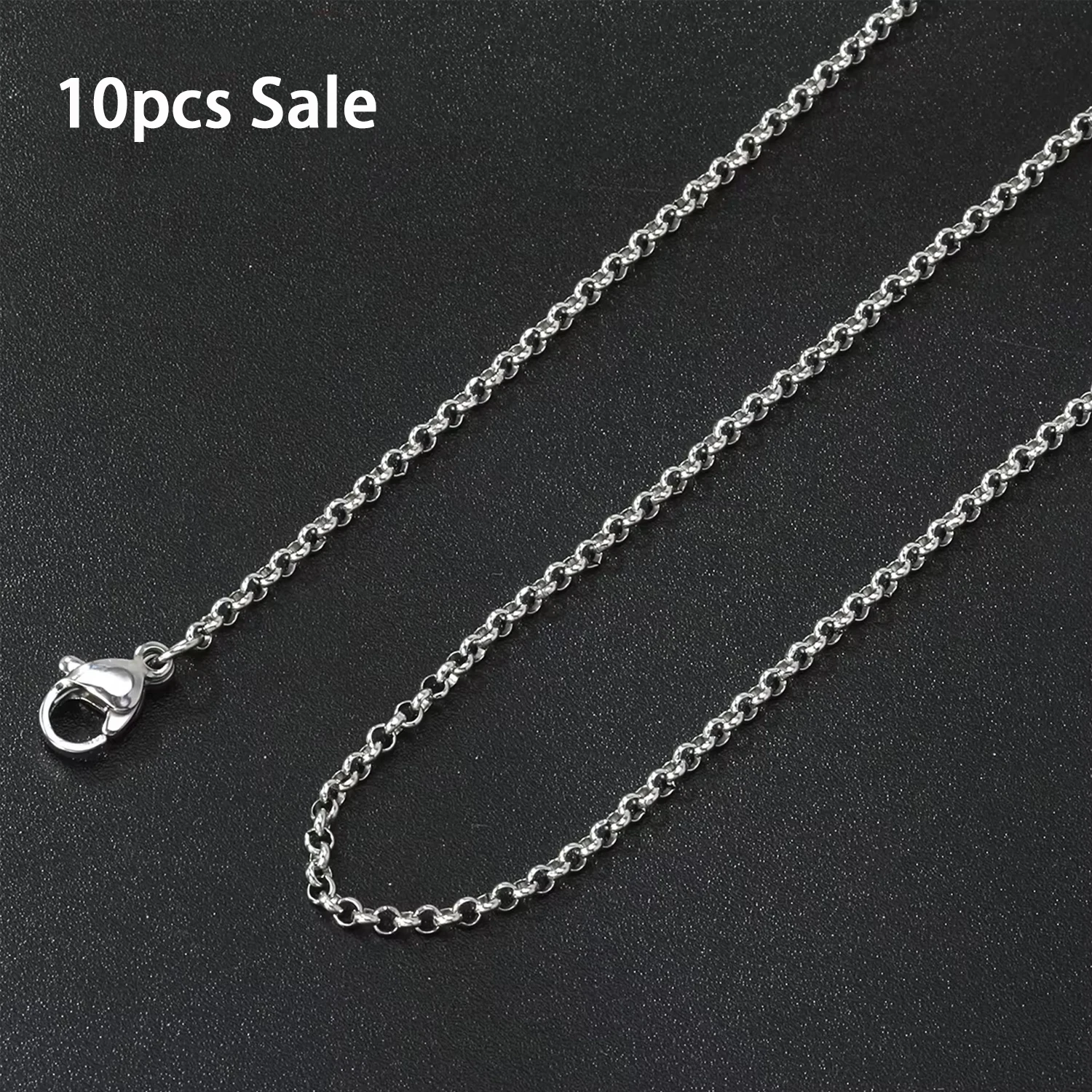 10pcs/lot Bulk Sale Stainless Steel 2MM Gold Plated Chains Necklace For Womne Men Handmade Colliers Jewellery Accessories
10pcs/lot Bulk Sale Stainless Steel 2MM Gold Plated Chains Necklace For Womne Men Handmade Colliers Jewellery Accessories