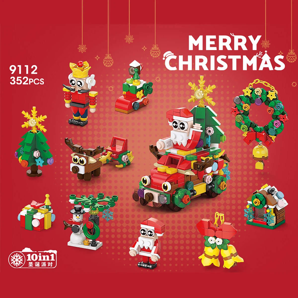 Christmas Holiday Series Snowman Building Blocks Set Educational Toy Model Decorative Gift For Children
Christmas Holiday Series Snowman Building Blocks Set Educational Toy Model Decorative Gift For Children