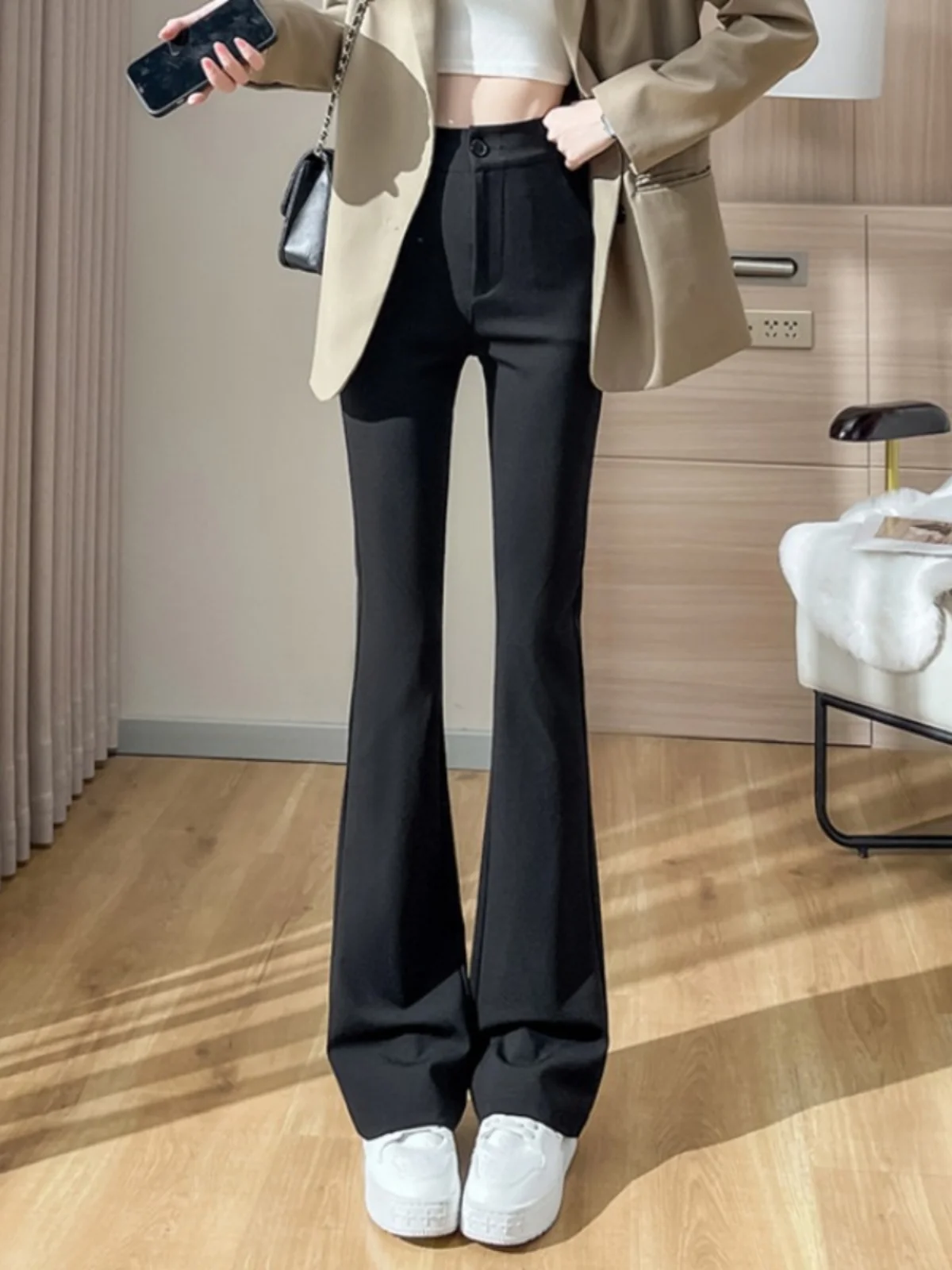 Женские брюки Bla Suit с высокой талией, удлиненные, больших размеров, в стиле леггинсов, повседневные, модные, утягивающие, капри
Женские брюки Bla Suit с высокой талией, удлиненные, больших размеров, в стиле леггинсов, повседневные, модные, утягивающие, капри