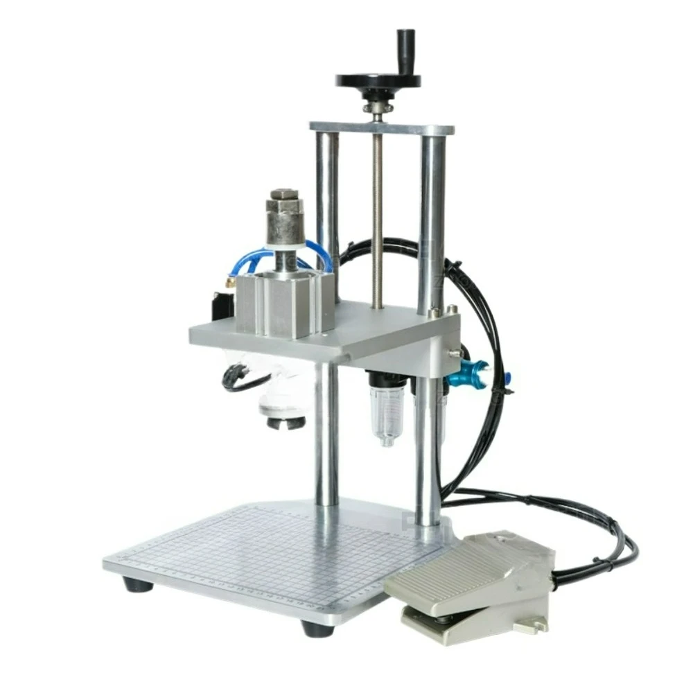 Pneumatic capping oral liquid penicillin antibiotic bottle cap aluminum plastic glass bottle capping machine capping machine
Pneumatic capping oral liquid penicillin antibiotic bottle cap aluminum plastic glass bottle capping machine capping machine