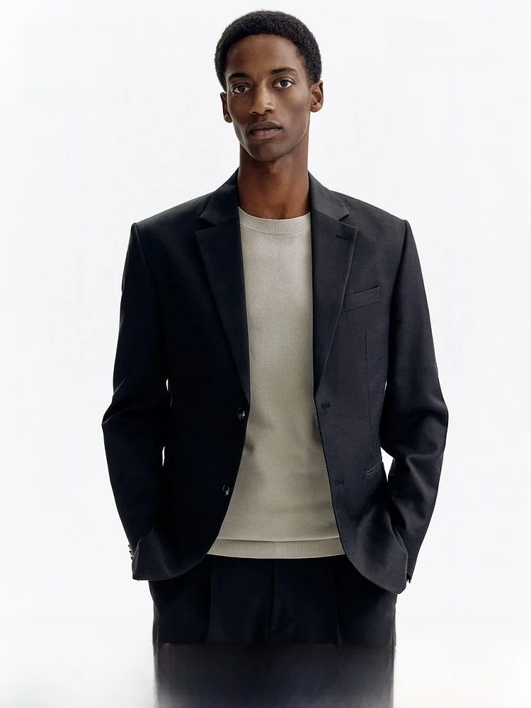 H&M Men's Standard Fit Single-Button Suit Jacket Summer New Style 1323203 Long Sleeve Plain Front Casual Wear
H&M Men's Standard Fit Single-Button Suit Jacket Summer New Style 1323203 Long Sleeve Plain Front Casual Wear