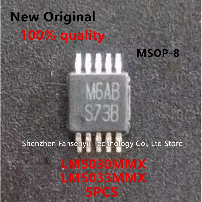 (5piece)100% New LM5030MMX LM5030MM LM5030 S73B LM5033MMX LM5033MM LM5033 SCVB MSOP-10 Chipset.
(5piece)100% New LM5030MMX LM5030MM LM5030 S73B LM5033MMX LM5033MM LM5033 SCVB MSOP-10 Chipset.