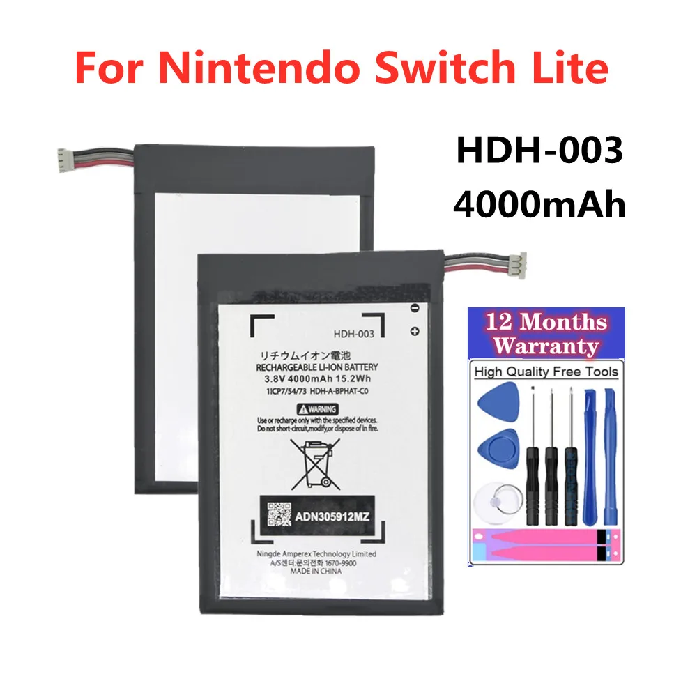 100% новый аккумулятор HDH-003 для игрового плеера Nintendo Switch Lite HDH003 HDH001
100% новый аккумулятор HDH-003 для игрового плеера Nintendo Switch Lite HDH003 HDH001