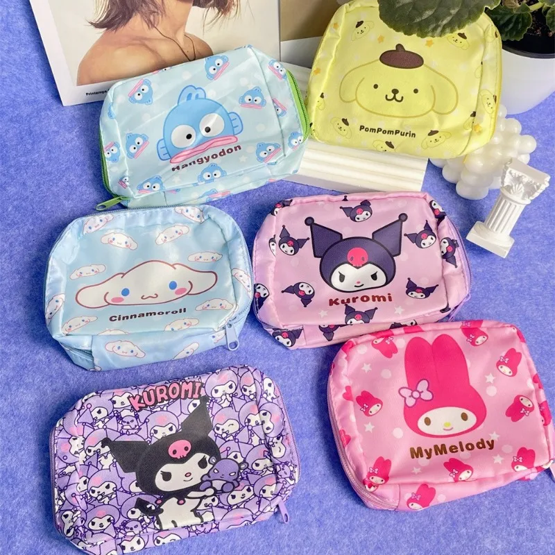 Sanrio My Melody Cosmetic Bag Cartoon Anime Figure Kuromi Cinnamoroll Purse Q Figural Cute Toy Bag Girls Birthday Christmas Gift
Sanrio My Melody Cosmetic Bag Cartoon Anime Figure Kuromi Cinnamoroll Purse Q Figural Cute Toy Bag Girls Birthday Christmas Gift