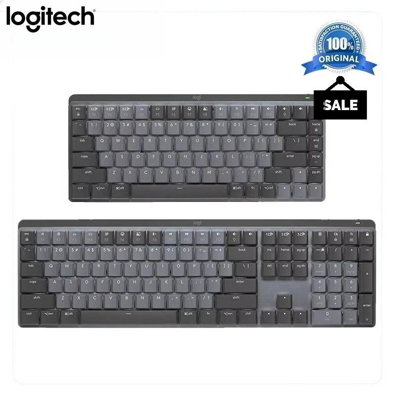 Logitech MX Mechanical 110/84 Keys Wireless Keyboard, Long Battery Life with Quiet Tactile Switches, for Home Office
Logitech MX Mechanical 110/84 Keys Wireless Keyboard, Long Battery Life with Quiet Tactile Switches, for Home Office