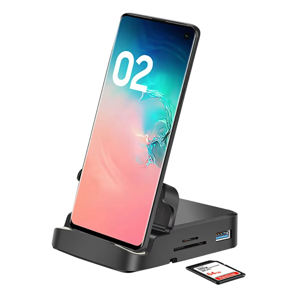 multi-functional 8 In 1 Type C HUB Docking Station Phone Stand USB C To HDMI-compatible Dock Power Charger Adapter For Samsung
multi-functional 8 In 1 Type C HUB Docking Station Phone Stand USB C To HDMI-compatible Dock Power Charger Adapter For Samsung