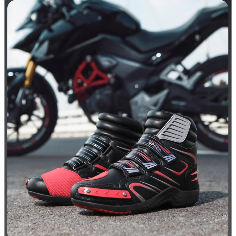 New Motorcycle Boots Men Women Knight Outdoor Riding Anti-slip Winters Sneakers Shoes Bicycle Mountain Racing Road Speed Autumn
New Motorcycle Boots Men Women Knight Outdoor Riding Anti-slip Winters Sneakers Shoes Bicycle Mountain Racing Road Speed Autumn