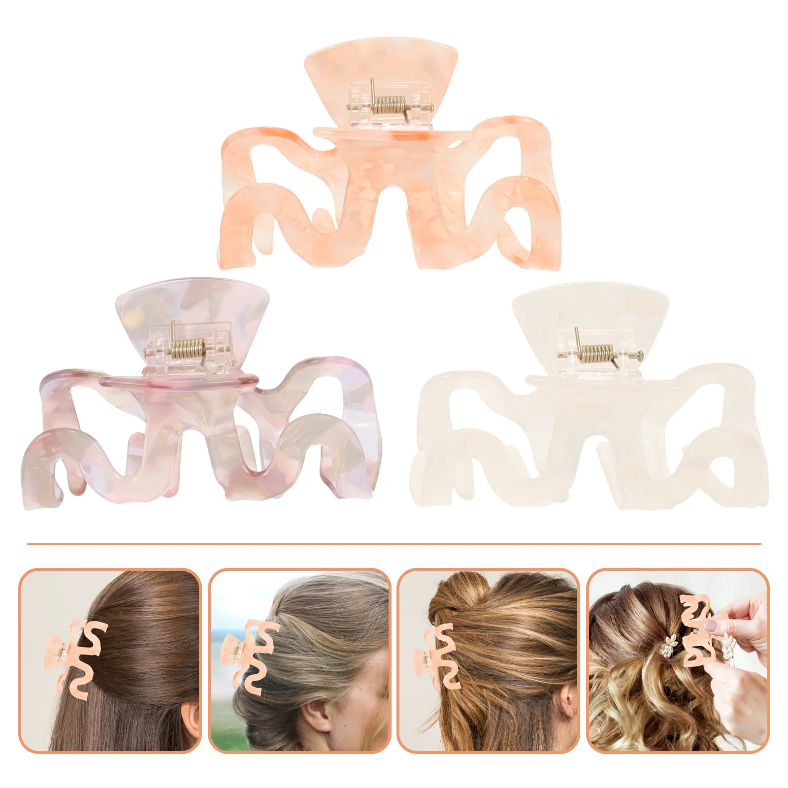 3Pcs Hair Claw Clips Extra Large Styling Tools for Thick Hair Versatile Accessory for Makeup Wash Face Exercise
3Pcs Hair Claw Clips Extra Large Styling Tools for Thick Hair Versatile Accessory for Makeup Wash Face Exercise