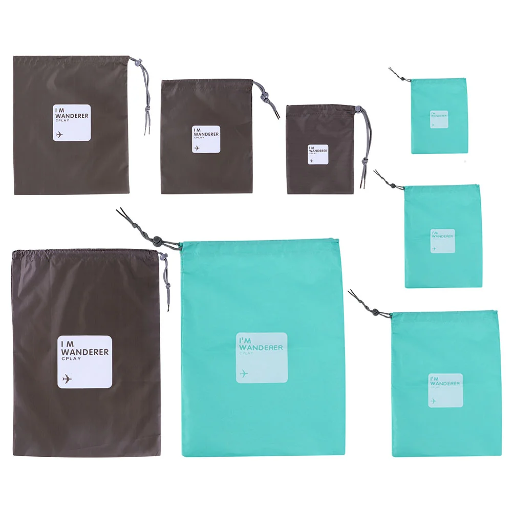 8 Pcs Travel Storage Bag Heavy Duty Drawstring Nylon Vacuum Bags Compact Lightweight Portable ganizer Multi function
8 Pcs Travel Storage Bag Heavy Duty Drawstring Nylon Vacuum Bags Compact Lightweight Portable ganizer Multi function