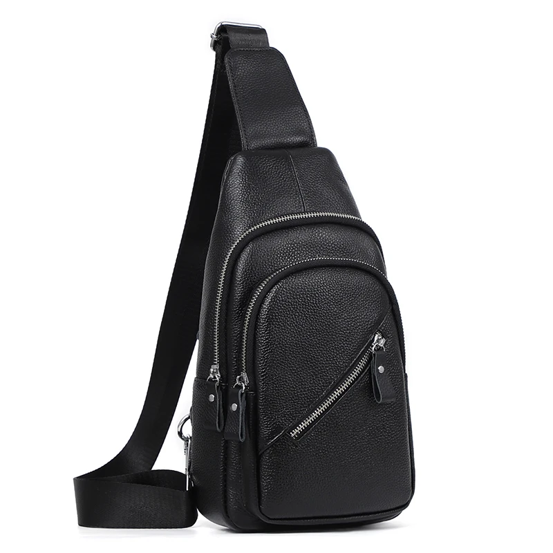 100% Genuine Leather Chest Pack Men's Bag Crossbody Bags for Men Fashion Design Shoulder Bags Men Cowhide Leather Messenger Bag
100% Genuine Leather Chest Pack Men's Bag Crossbody Bags for Men Fashion Design Shoulder Bags Men Cowhide Leather Messenger Bag