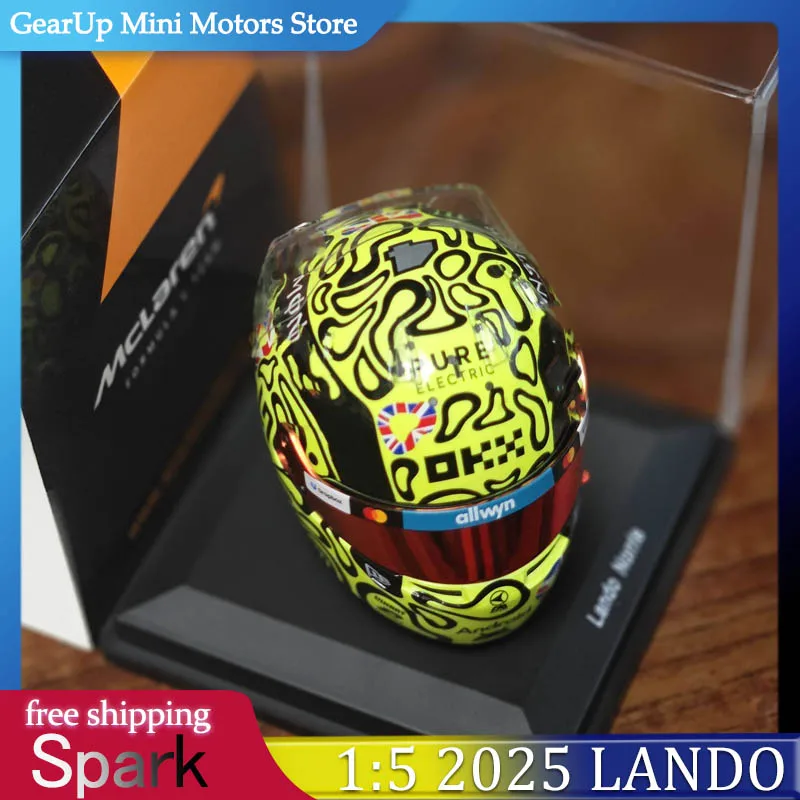 Lando Norris British GP 2025 Helmet Replica Spark 1:5 McLaren F1 Licensed Collectible Limited Edition for F1 & Norris Fans Toy
Lando Norris British GP 2025 Helmet Replica Spark 1:5 McLaren F1 Licensed Collectible Limited Edition for F1 & Norris Fans Toy