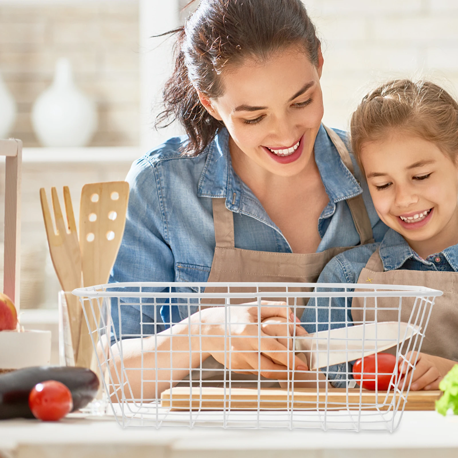 2pcs Hanging Wall Basket Iron Wire Storage Rack Multifunctional Bathroom Toiletries Organizer Strong Rust-Resistant No
2pcs Hanging Wall Basket Iron Wire Storage Rack Multifunctional Bathroom Toiletries Organizer Strong Rust-Resistant No