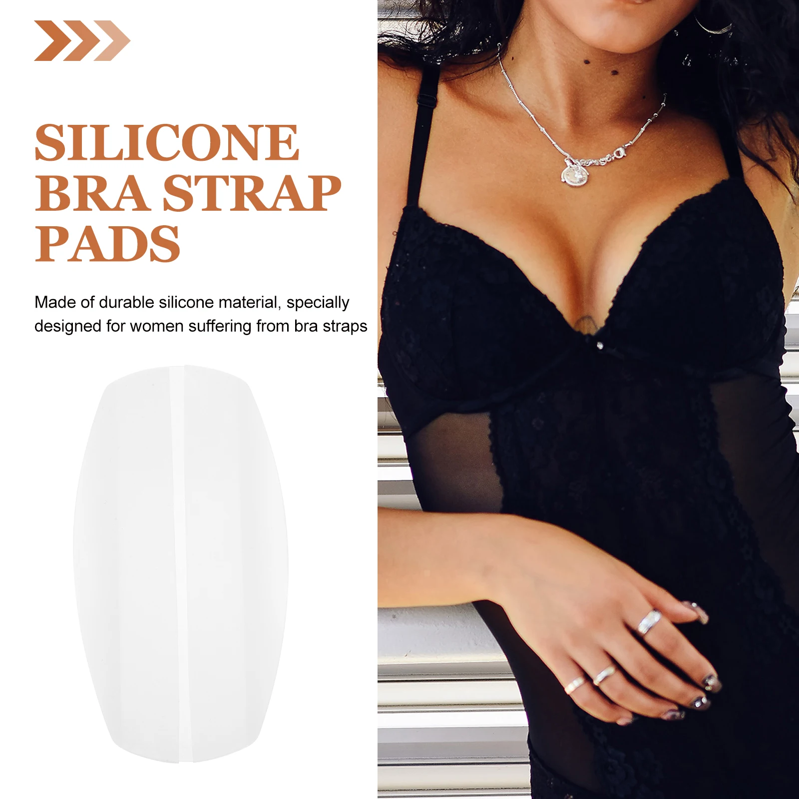 2 Pcs Silicone Shoulder Pads Strap Cushions White Non-slip Durable Washable Comfortable Anti-slip Bra Accessories Breast Support
2 Pcs Silicone Shoulder Pads Strap Cushions White Non-slip Durable Washable Comfortable Anti-slip Bra Accessories Breast Support