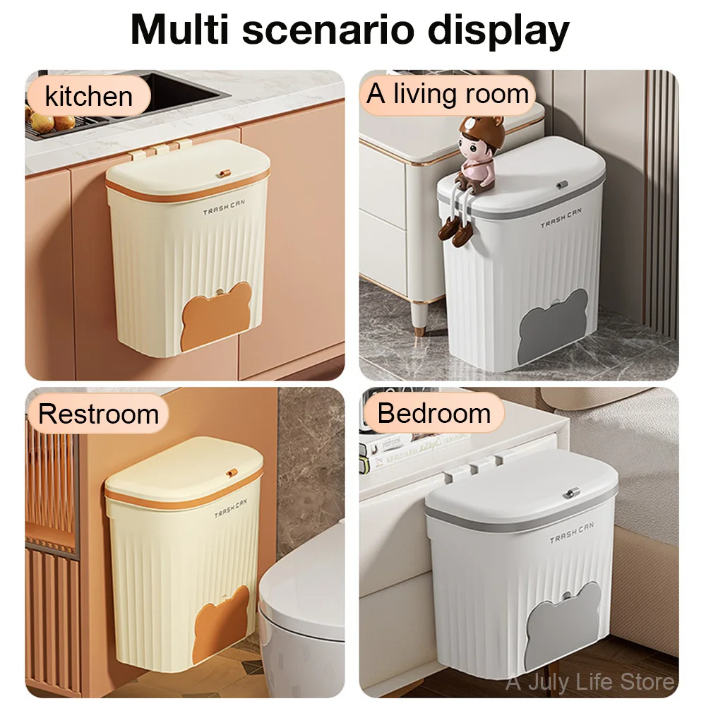 Wall Mounted Trash Can Sliding Cover Kitchen No Punching Pet Proof Large Caliber Storage Bin
Wall Mounted Trash Can Sliding Cover Kitchen No Punching Pet Proof Large Caliber Storage Bin