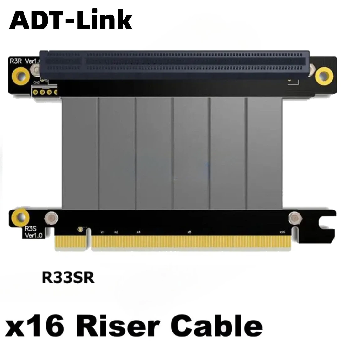 ADT PCI-E x16 3.0 Удлинительный кабель Riser для видеокарты PCI Express 16x Удлинительный ленточный шнур Gen3 GTX R33SL/R33SF/R33SR 5–60 см
ADT PCI-E x16 3.0 Удлинительный кабель Riser для видеокарты PCI Express 16x Удлинительный ленточный шнур Gen3 GTX R33SL/R33SF/R33SR 5–60 см