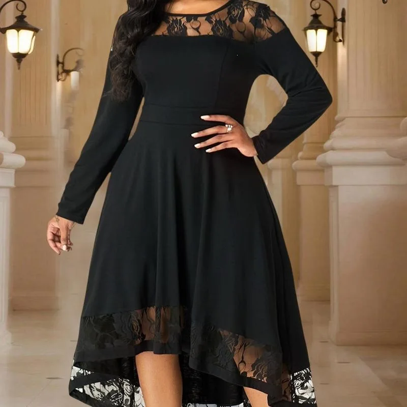 High Waist Lace Dress Straight Cut City Walk Style Other Material 100% Women's plus Size Dress Fashionable Winter Outfit
High Waist Lace Dress Straight Cut City Walk Style Other Material 100% Women's plus Size Dress Fashionable Winter Outfit
