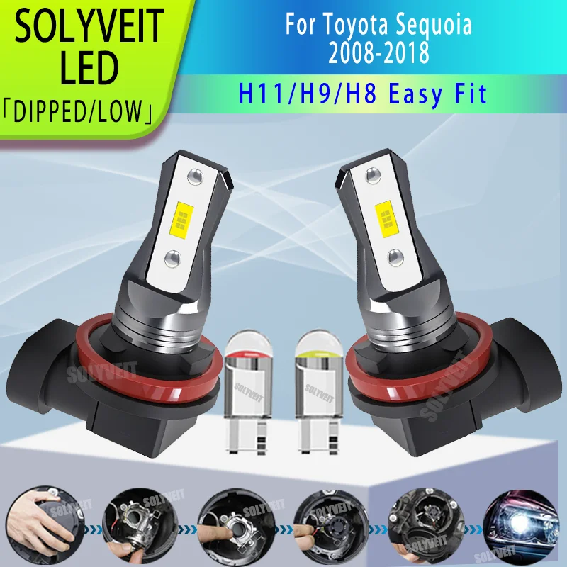 Instant-on for your H11/9/8 headlight Low Beam LED For Toyota Sequoia 2008 2009 2010 2011 2012 2013 2014 2015 2016 2017 2018
Instant-on for your H11/9/8 headlight Low Beam LED For Toyota Sequoia 2008 2009 2010 2011 2012 2013 2014 2015 2016 2017 2018