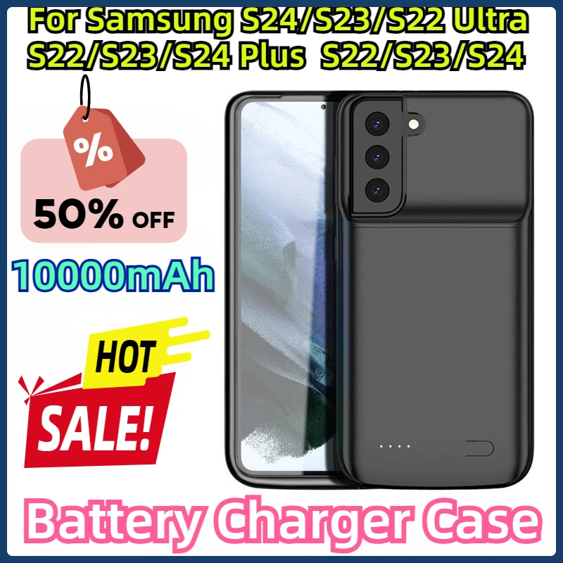 10000mAh For Samsung S24/S23/S22 Ultra S22/S23/S24 Plus S22/S23/S24 Battery Charger Case
10000mAh For Samsung S24/S23/S22 Ultra S22/S23/S24 Plus S22/S23/S24 Battery Charger Case