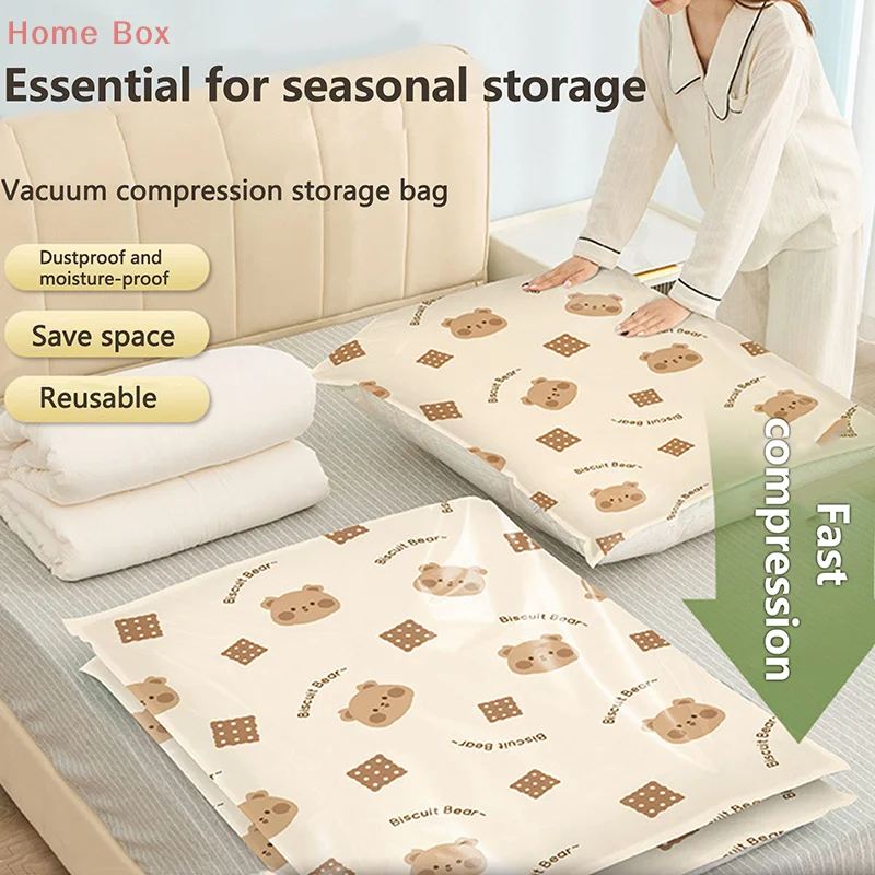 Бытовая вакуумная компрессионная сумка разных размеров, пылезащитная сумка, утолщенная сумка для хранения, одежда с героями мультфильмов, одеяло, сумка-органайзер
Бытовая вакуумная компрессионная сумка разных размеров, пылезащитная сумка, утолщенная сумка для хранения, одежда с героями мультфильмов, одеяло, сумка-органайзер