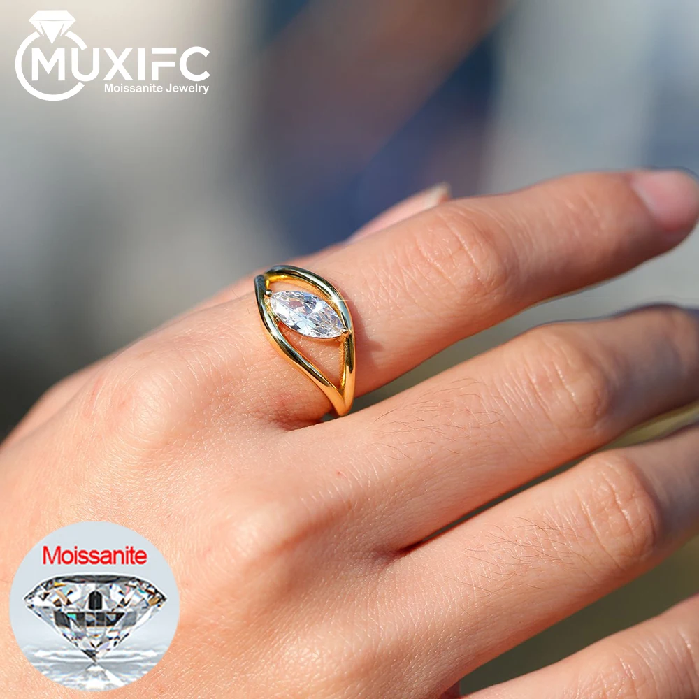 MUXIFC 5*10 мм обручальное кольцо с муассанитом огранки маркизы для женщин, обручальное кольцо из стерлингового серебра 925 пробы с сертифицированным ювелирным изделием, подарок
MUXIFC 5*10 мм обручальное кольцо с муассанитом огранки маркизы для женщин, обручальное кольцо из стерлингового серебра 925 пробы с сертифицированным ювелирным изделием, подарок