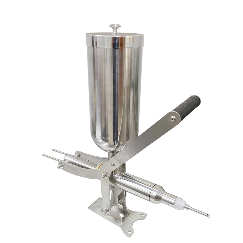 Manual cream filling machine 5L Food Filling Machine Manual 3 Molds Cream Sauce Honey Liquid Paste Pie Jam Filler
Manual cream filling machine 5L Food Filling Machine Manual 3 Molds Cream Sauce Honey Liquid Paste Pie Jam Filler