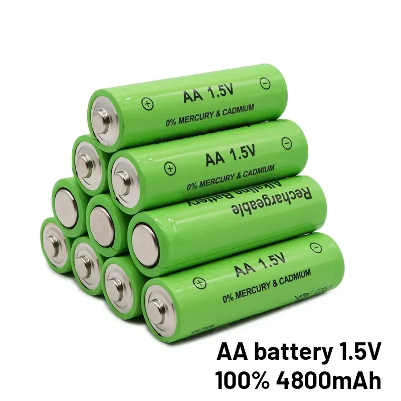 1-20Pcs 1.5V AA Battery 4800mAh Rechargeable Battery NI-MH 1.5 V AA Batteries for Clocks Mice Computers Toys So on+Free Shipping
1-20Pcs 1.5V AA Battery 4800mAh Rechargeable Battery NI-MH 1.5 V AA Batteries for Clocks Mice Computers Toys So on+Free Shipping