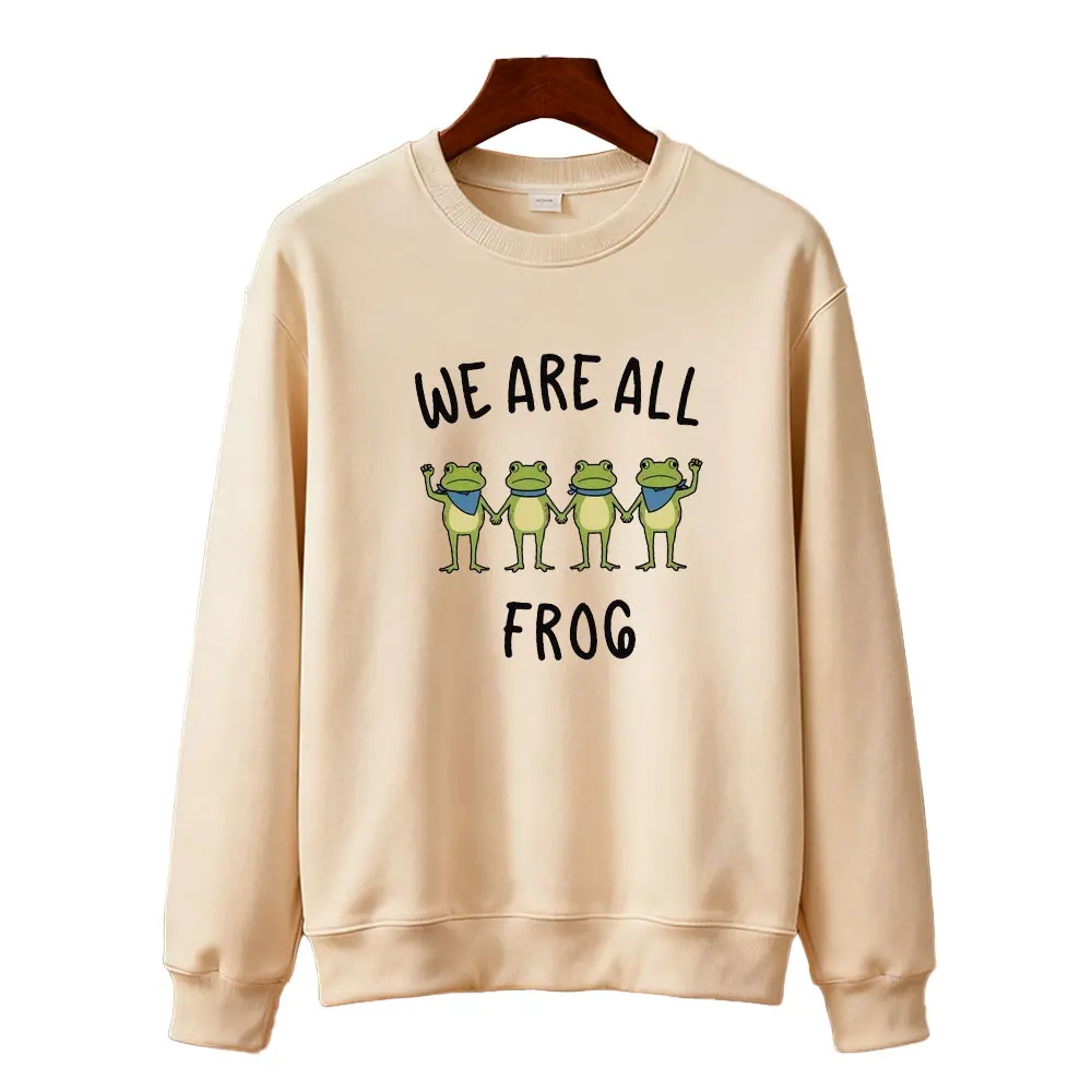 We Are All Frog Надувной костюм Portland Anti Abolish ICE Трендовый осенне-зимний теплый пуловер с длинными рукавами
We Are All Frog Надувной костюм Portland Anti Abolish ICE Трендовый осенне-зимний теплый пуловер с длинными рукавами