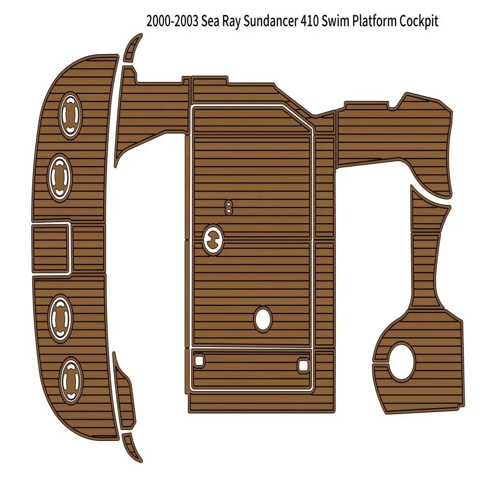 2000-2003 Sea Ray Sundancer 410 Плавательная платформа Кокпит Pad Лодка EVA Пол из тикового дерева
2000-2003 Sea Ray Sundancer 410 Плавательная платформа Кокпит Pad Лодка EVA Пол из тикового дерева
