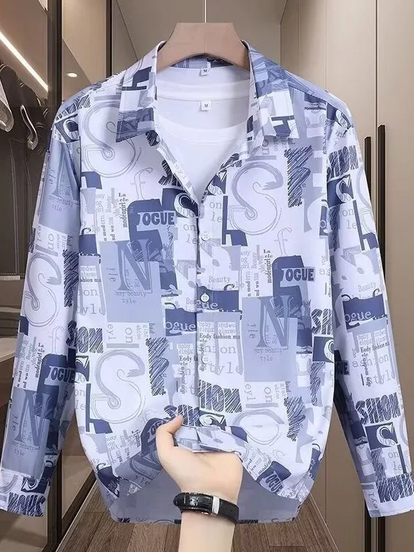 Summer Men's Long Sleeve Ice Silk Shirt Loose Hawaiian Style Thin Cool Breathable Sun Protection Outerwear Casual Fashion
Summer Men's Long Sleeve Ice Silk Shirt Loose Hawaiian Style Thin Cool Breathable Sun Protection Outerwear Casual Fashion