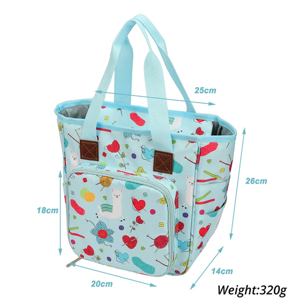 Waterproof Knitting Bag Crochet Shoulder Bag Box Yarn Sewing Storage
Waterproof Knitting Bag Crochet Shoulder Bag Box Yarn Sewing Storage