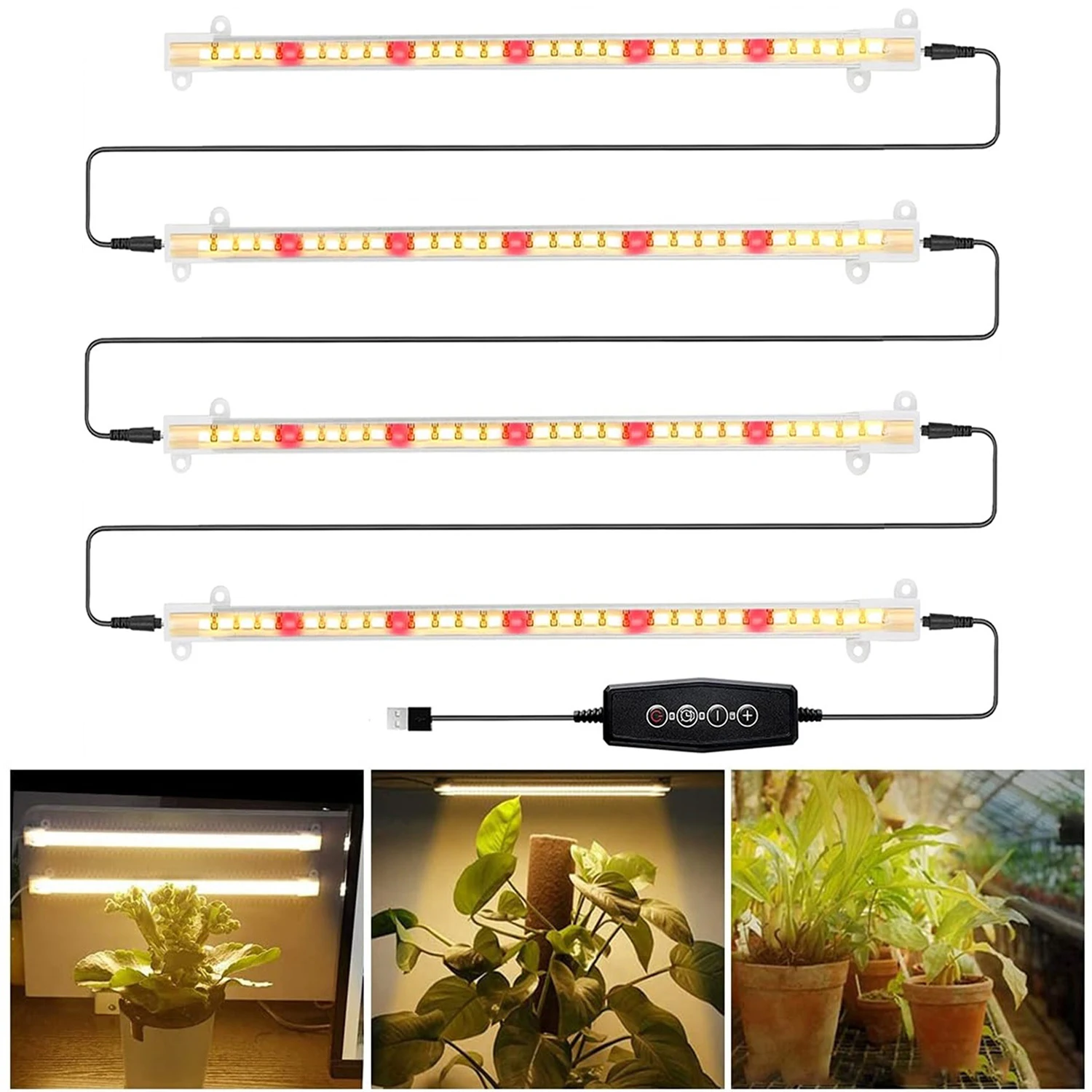 USB 5V Led Grow Plant Light Timed Adjustment 4/8/12Hours Dimmable Full Spectrum Indoor Hydroponics LED Lamp Growth Lighting
USB 5V Led Grow Plant Light Timed Adjustment 4/8/12Hours Dimmable Full Spectrum Indoor Hydroponics LED Lamp Growth Lighting