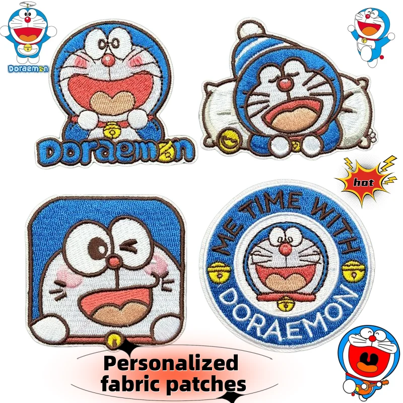 Doraemon Embroidered Fabric Patch Cute Fashionable Personalized Creative Simple Kawaii Ripped Patch Gift for Friend's Birthday
Doraemon Embroidered Fabric Patch Cute Fashionable Personalized Creative Simple Kawaii Ripped Patch Gift for Friend's Birthday