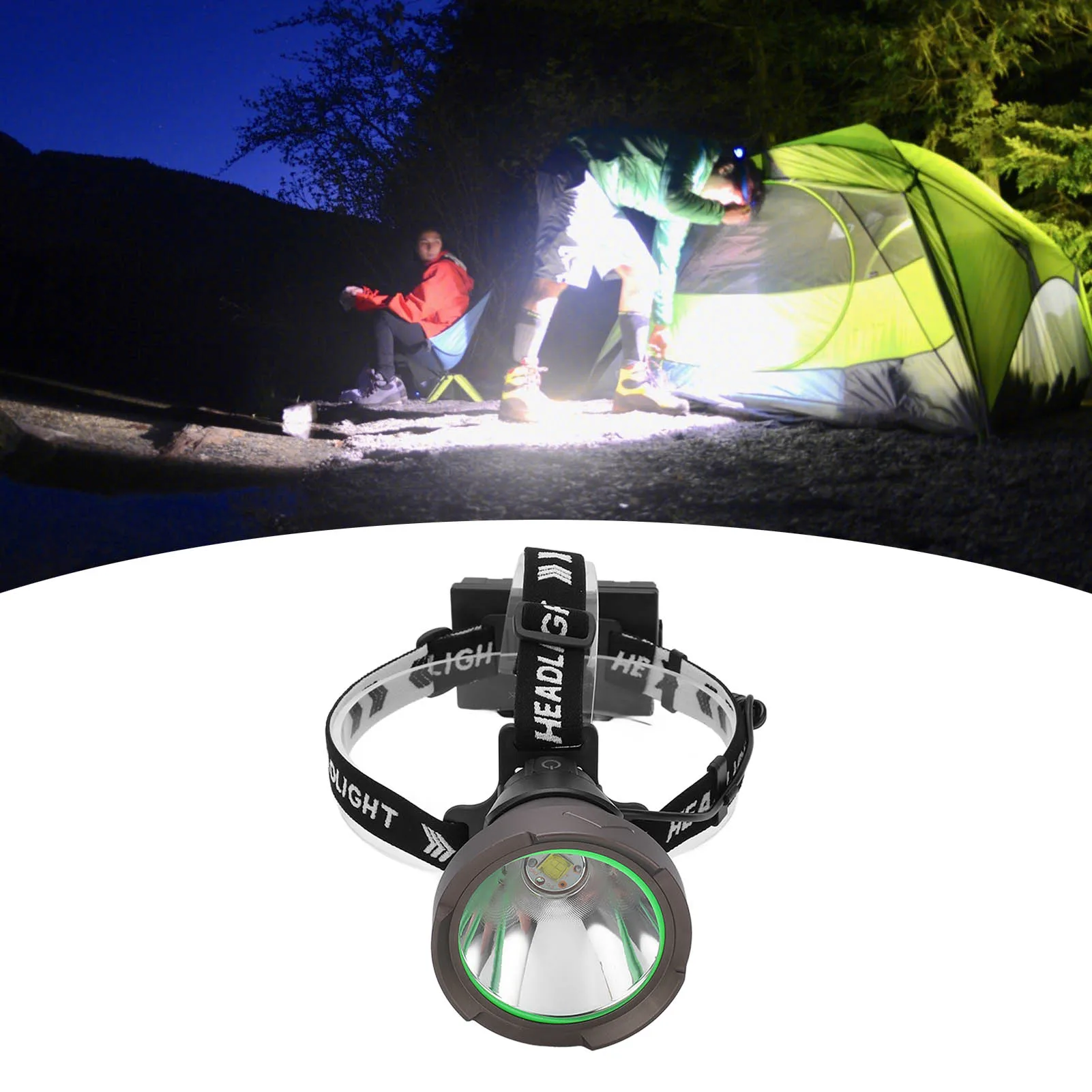 Head Flashlight LED Headlamp High Bright LED Headlamp USB Rechargeable High Power Head Flashlight for Camping Hiking and Fishing
Head Flashlight LED Headlamp High Bright LED Headlamp USB Rechargeable High Power Head Flashlight for Camping Hiking and Fishing