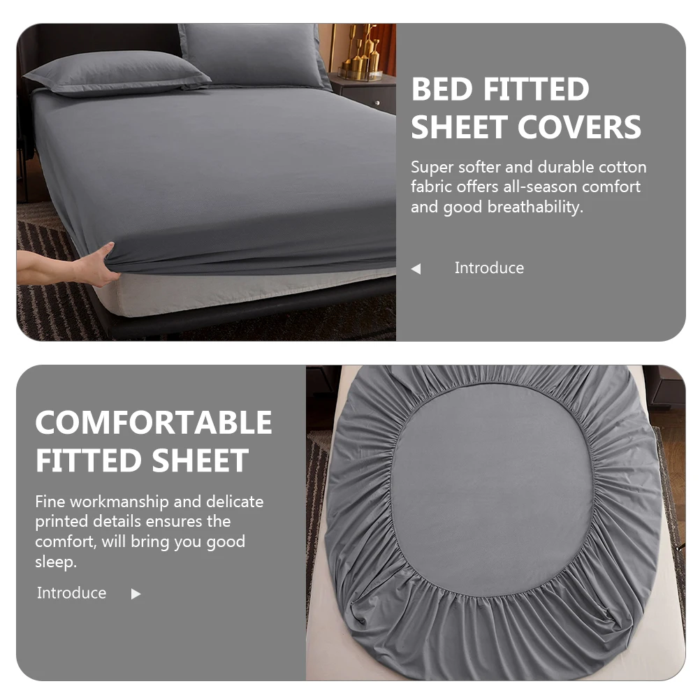 Anti Slip Mattress Cover 150cm 200cm Pure Cotton Protective Sleeves Washable Breathable Home Fitted Sheets Comfortable
Anti Slip Mattress Cover 150cm 200cm Pure Cotton Protective Sleeves Washable Breathable Home Fitted Sheets Comfortable