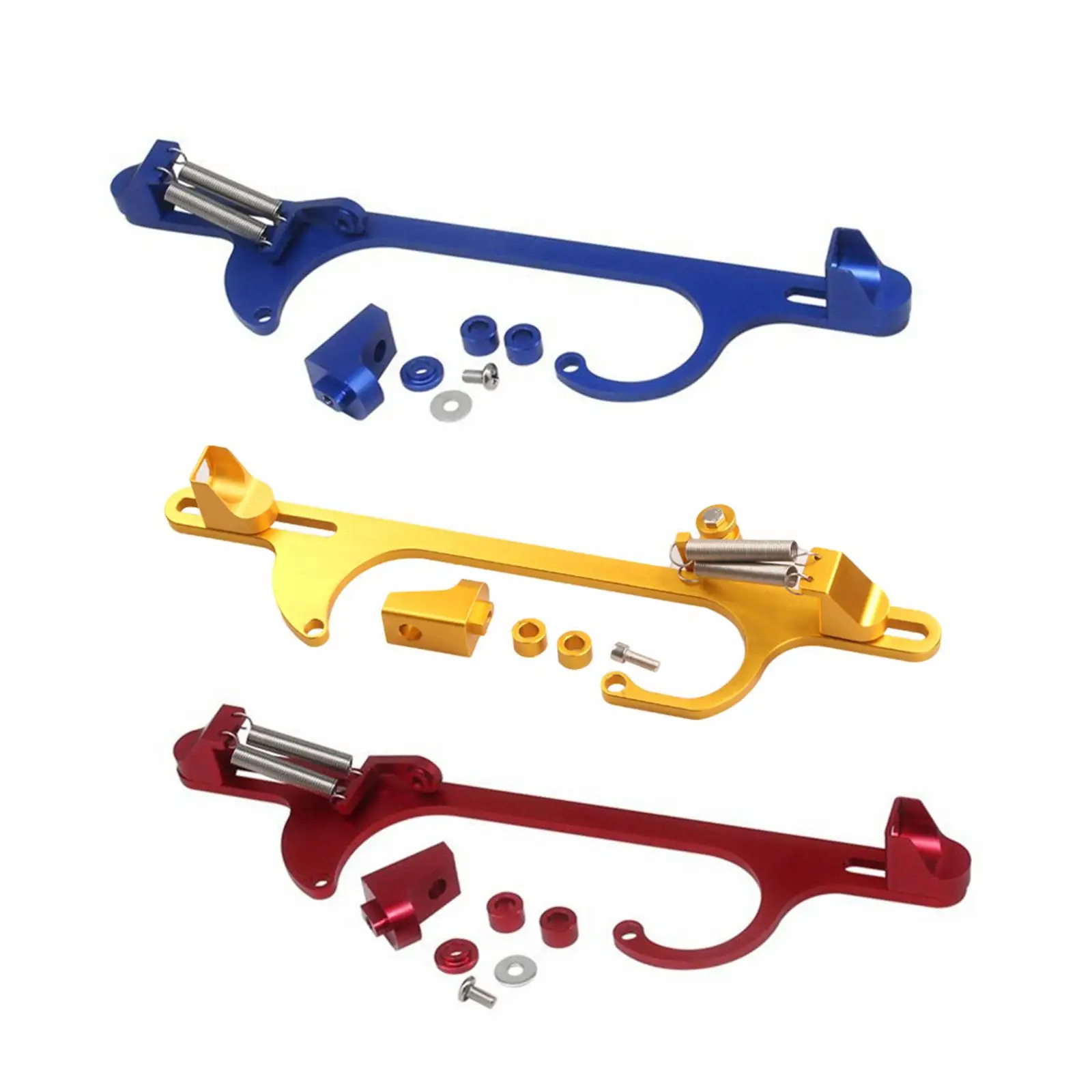 Throttle Cable Bracket with Adjustable Springs Replaces Cable Carburetor Bracket for 4150 & 41 Carburetor
Throttle Cable Bracket with Adjustable Springs Replaces Cable Carburetor Bracket for 4150 & 41 Carburetor
