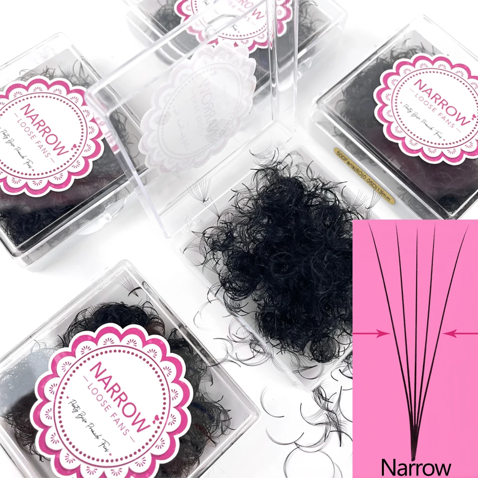 Loose Fans Premade Fan Lashes Super Narrow Fan Thin Pointy Base Eyelash Extension Extra Narrow Fans Ready Russian Volume Eyelash
Loose Fans Premade Fan Lashes Super Narrow Fan Thin Pointy Base Eyelash Extension Extra Narrow Fans Ready Russian Volume Eyelash