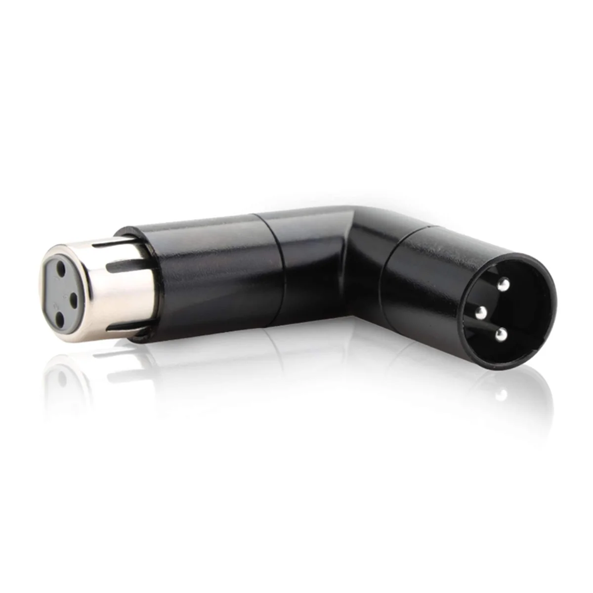 1Pcs Rotatable XLR Angle Adapter Dual Male and Female L-Shaped Connector Metal Adapter with 4 Adjustable Angle Positions
1Pcs Rotatable XLR Angle Adapter Dual Male and Female L-Shaped Connector Metal Adapter with 4 Adjustable Angle Positions