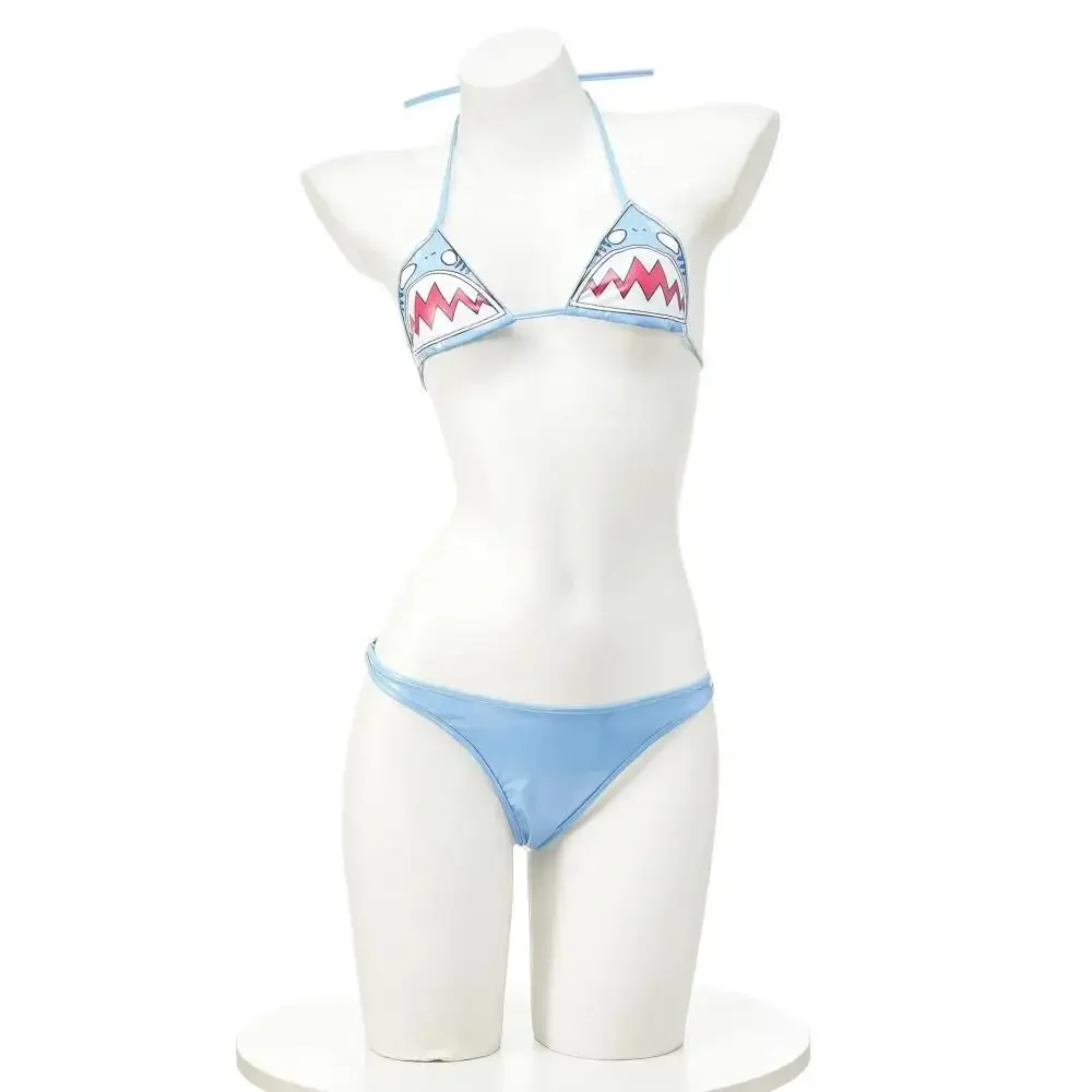 Women Backless Cute Shark Bikini Swimsuit Anime Cosplay Pool Party Swimwear For Stage Performance
Women Backless Cute Shark Bikini Swimsuit Anime Cosplay Pool Party Swimwear For Stage Performance