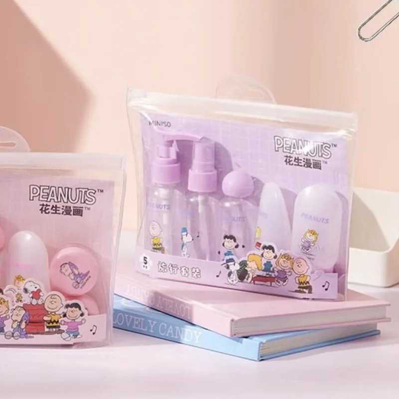 Snoopy Travel Kit Portable Refillable Bottles Toiletries Set for Shampoo Lotion Bathroom Organization Shampoo Dispenser Kit Gift
Snoopy Travel Kit Portable Refillable Bottles Toiletries Set for Shampoo Lotion Bathroom Organization Shampoo Dispenser Kit Gift