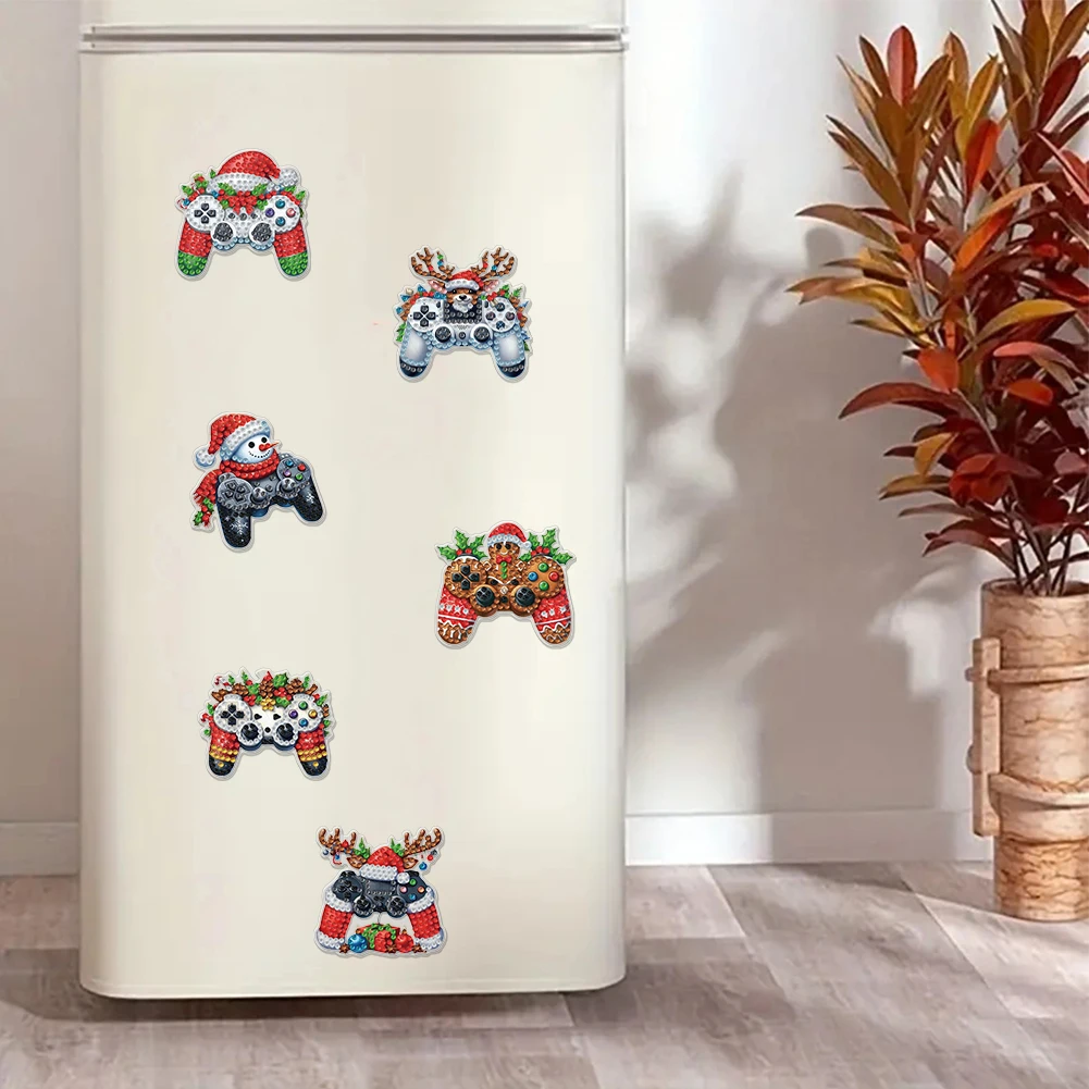 6PCS 2D Flat Xmas DIY Crystal Refrigerator Magnet for Decor (Game Controller)
6PCS 2D Flat Xmas DIY Crystal Refrigerator Magnet for Decor (Game Controller)