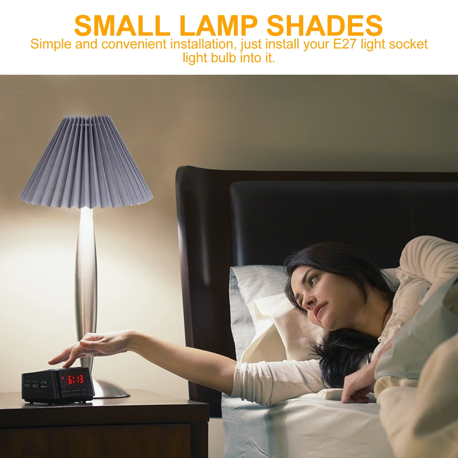 Fabric Lampshade Small Mushroom Pleated Cloth Fluted Modern White Dustproof Foldable Lampshades for Table Lamp Desk Lamp Cover
Fabric Lampshade Small Mushroom Pleated Cloth Fluted Modern White Dustproof Foldable Lampshades for Table Lamp Desk Lamp Cover